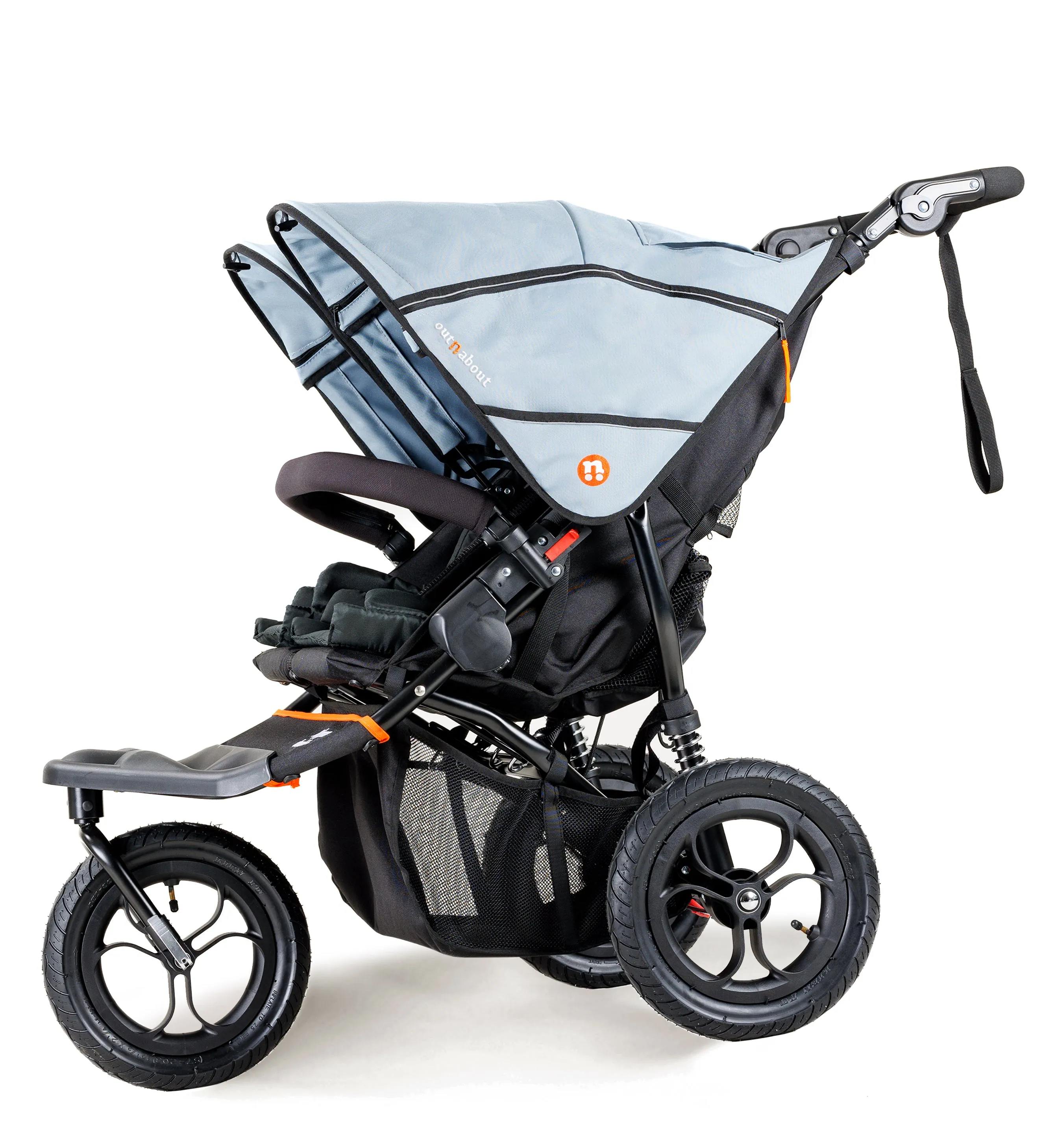 Out n About Double Nipper V5 - Rocksalt Grey - Delivery Late March