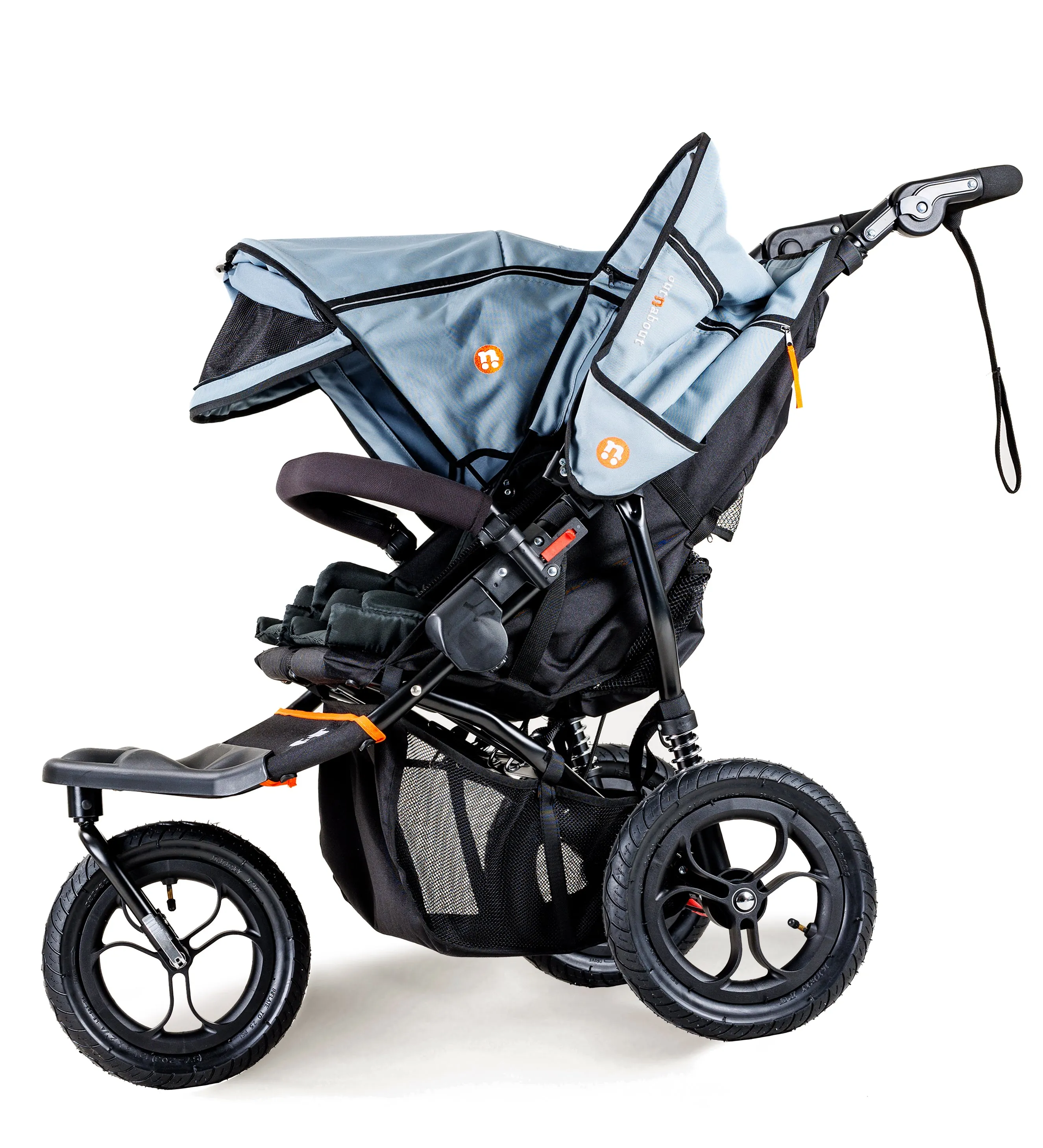 Out n About Double Nipper V5 - Rocksalt Grey - Delivery Late March