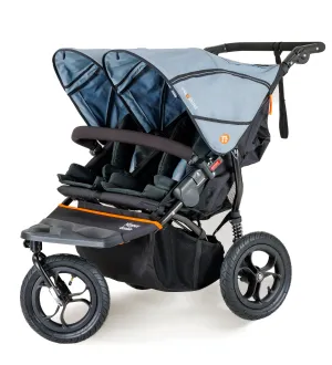 Out n About Double Nipper V5 - Rocksalt Grey - Delivery Late March