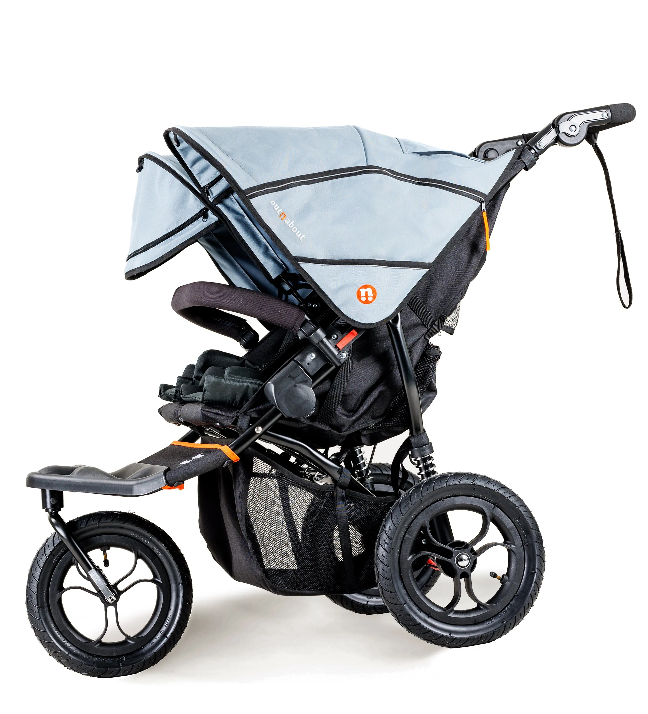 Out n About Double Nipper V5 - Rocksalt Grey - Delivery Late March