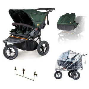 Out n About Double Nipper V5 Twin Starter Bundle - Sycamore Green - Delivery Late April