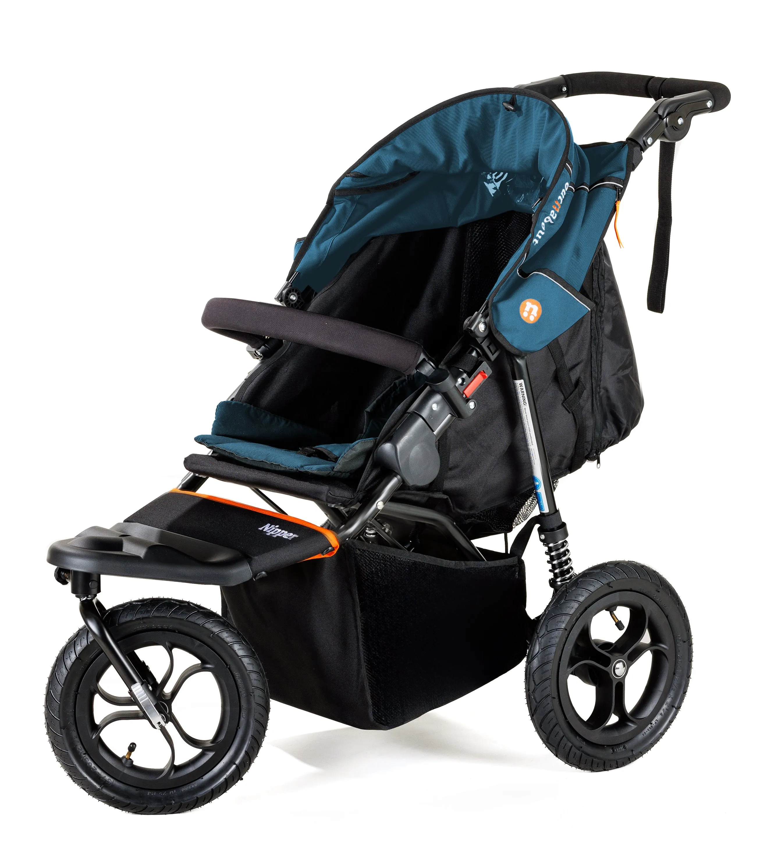 Out n About Single Nipper V5 - Highland Blue - Please allow 7 days for delivery