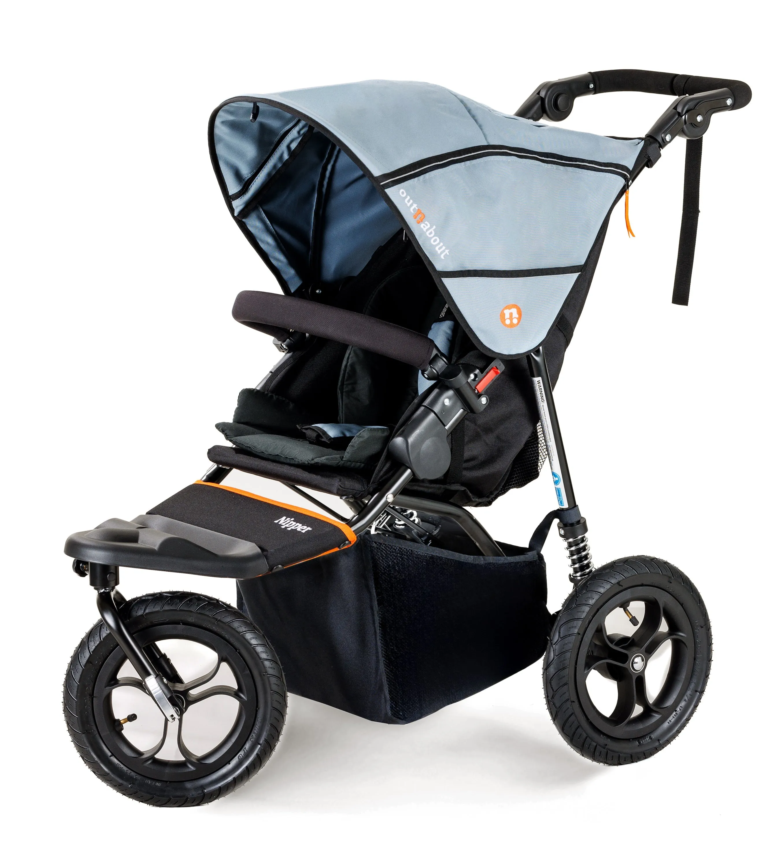 Out n About Single Nipper V5 New Parent Starter Bundle - Rocksalt Grey - Please allow 7 days for delivery