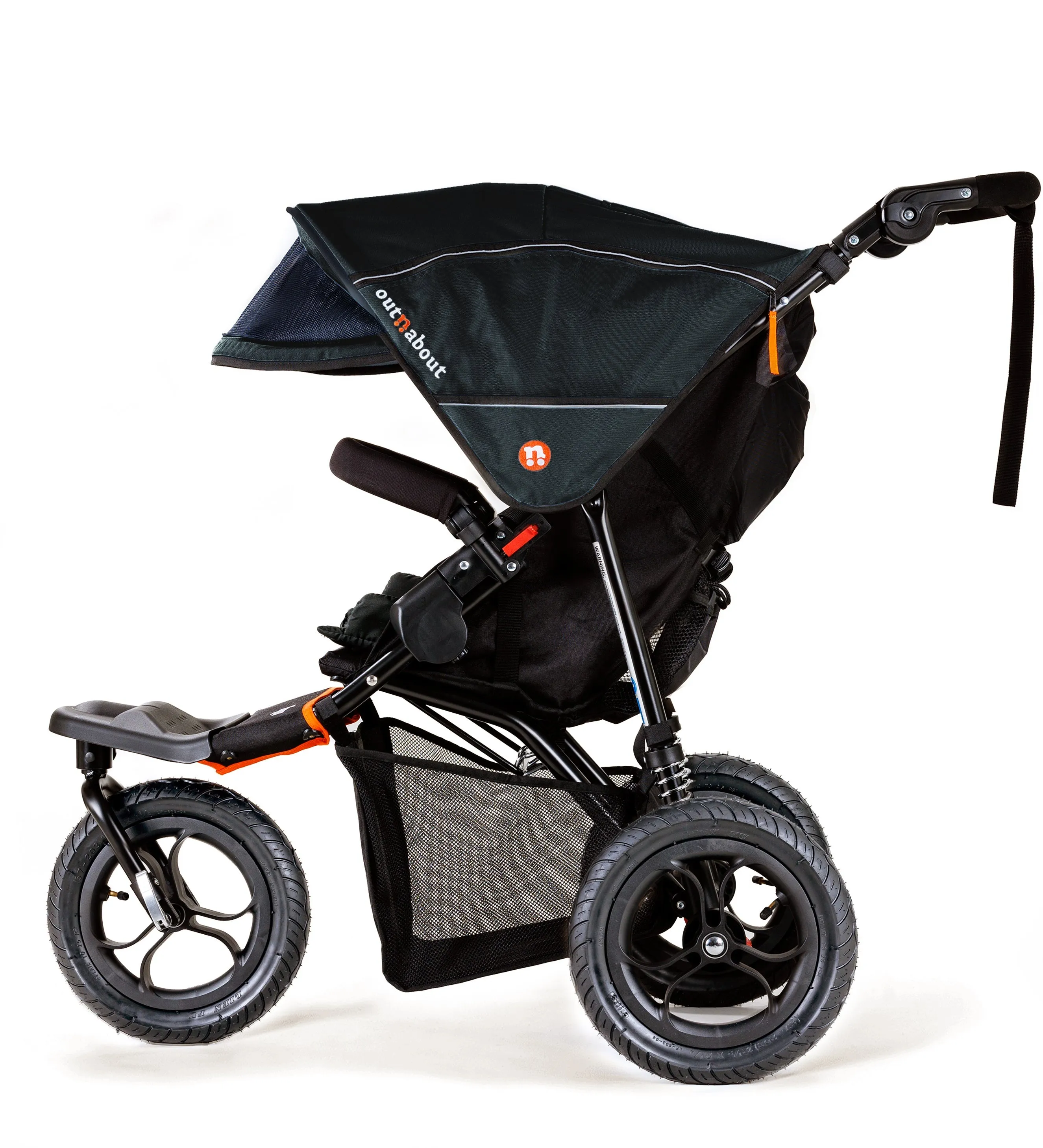 Out n About Single Nipper V5 New Parent Starter Bundle - Summit Black - Please allow 7 days for delivery
