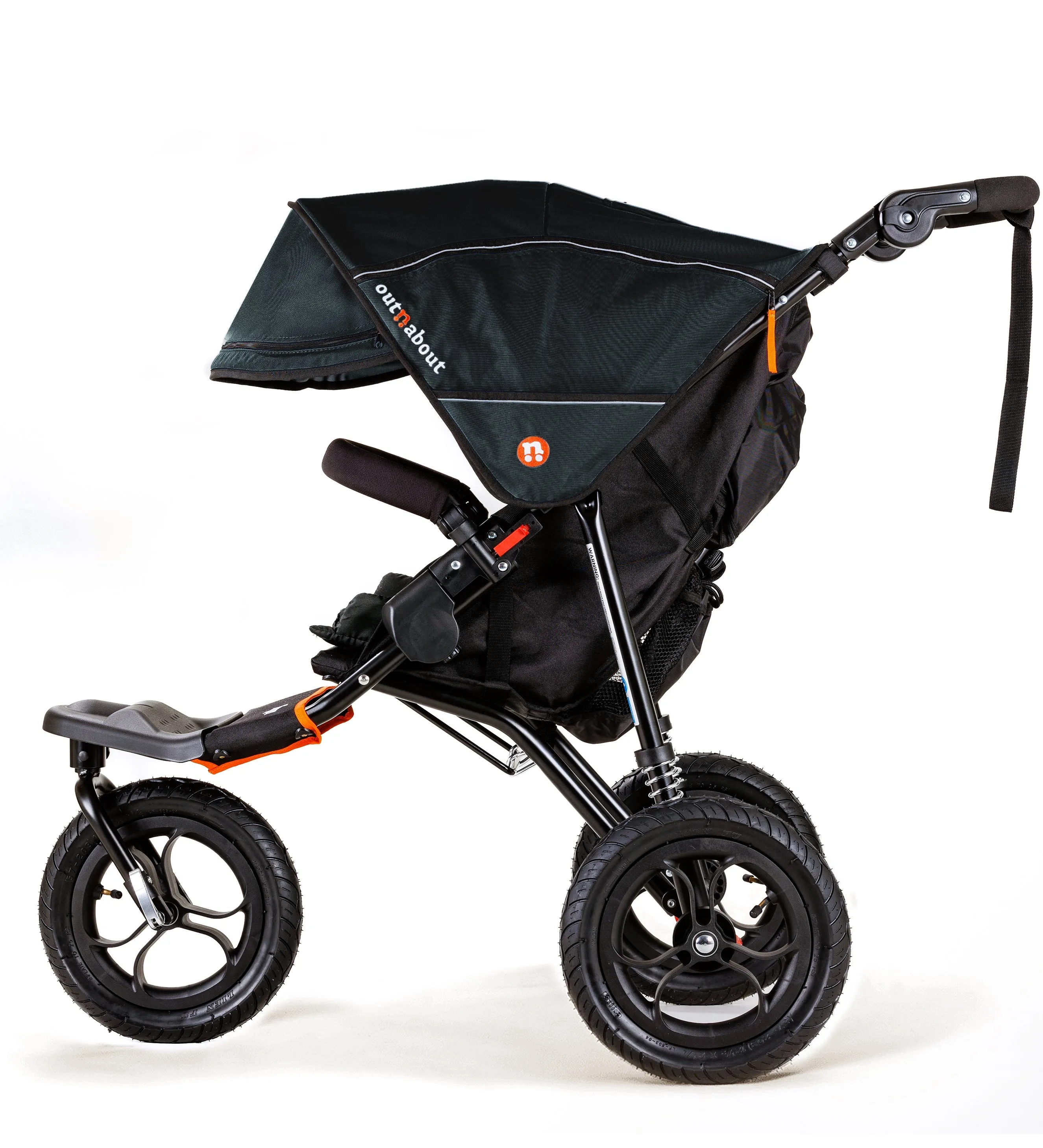 Out n About Single Nipper V5 New Parent Starter Bundle - Summit Black - Please allow 7 days for delivery