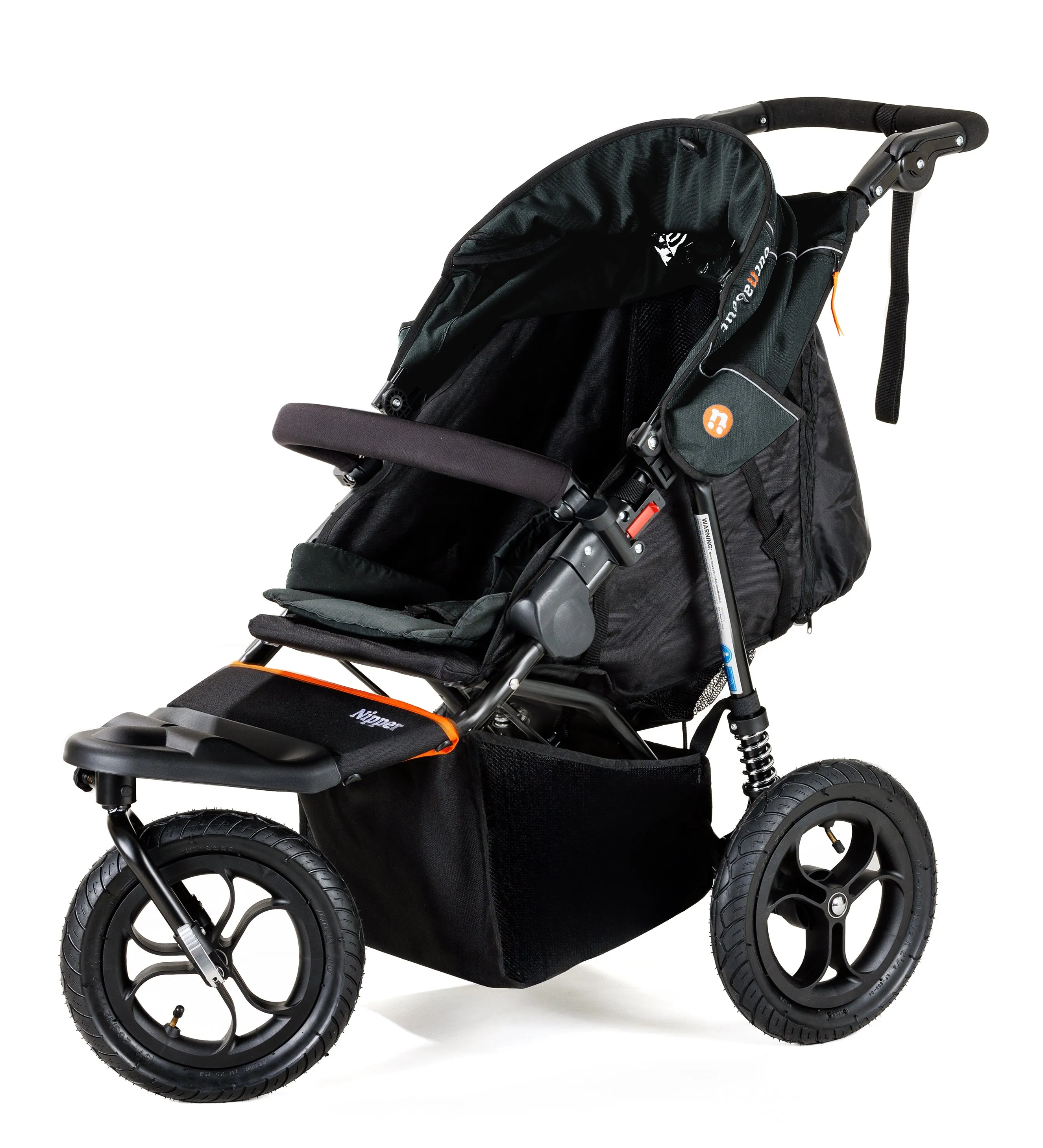 Out n About Single Nipper V5 New Parent Starter Bundle - Summit Black - Please allow 7 days for delivery