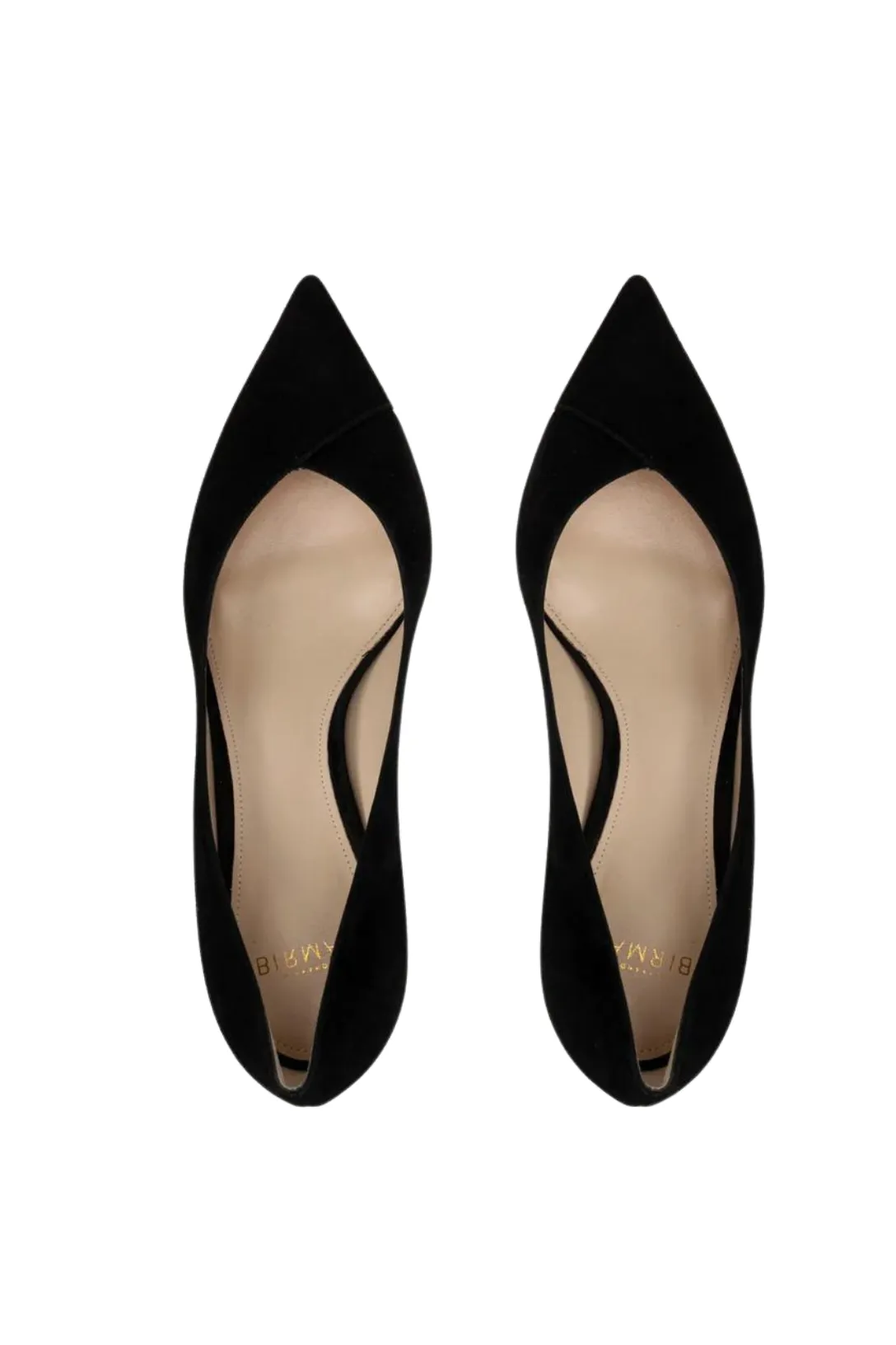Pamela 60 Suede Pump | Black