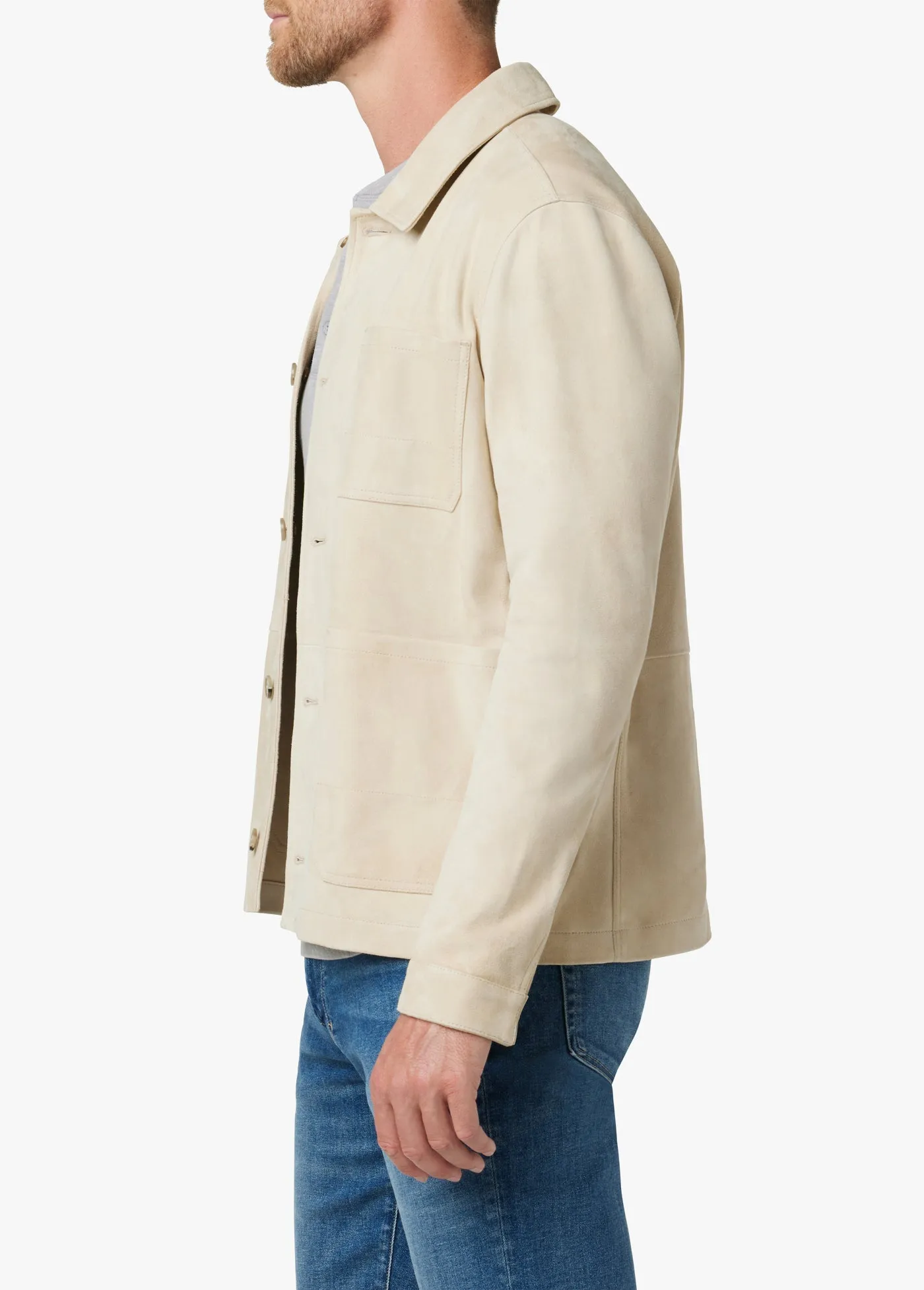 PARKER SUEDE CHORE JACKET