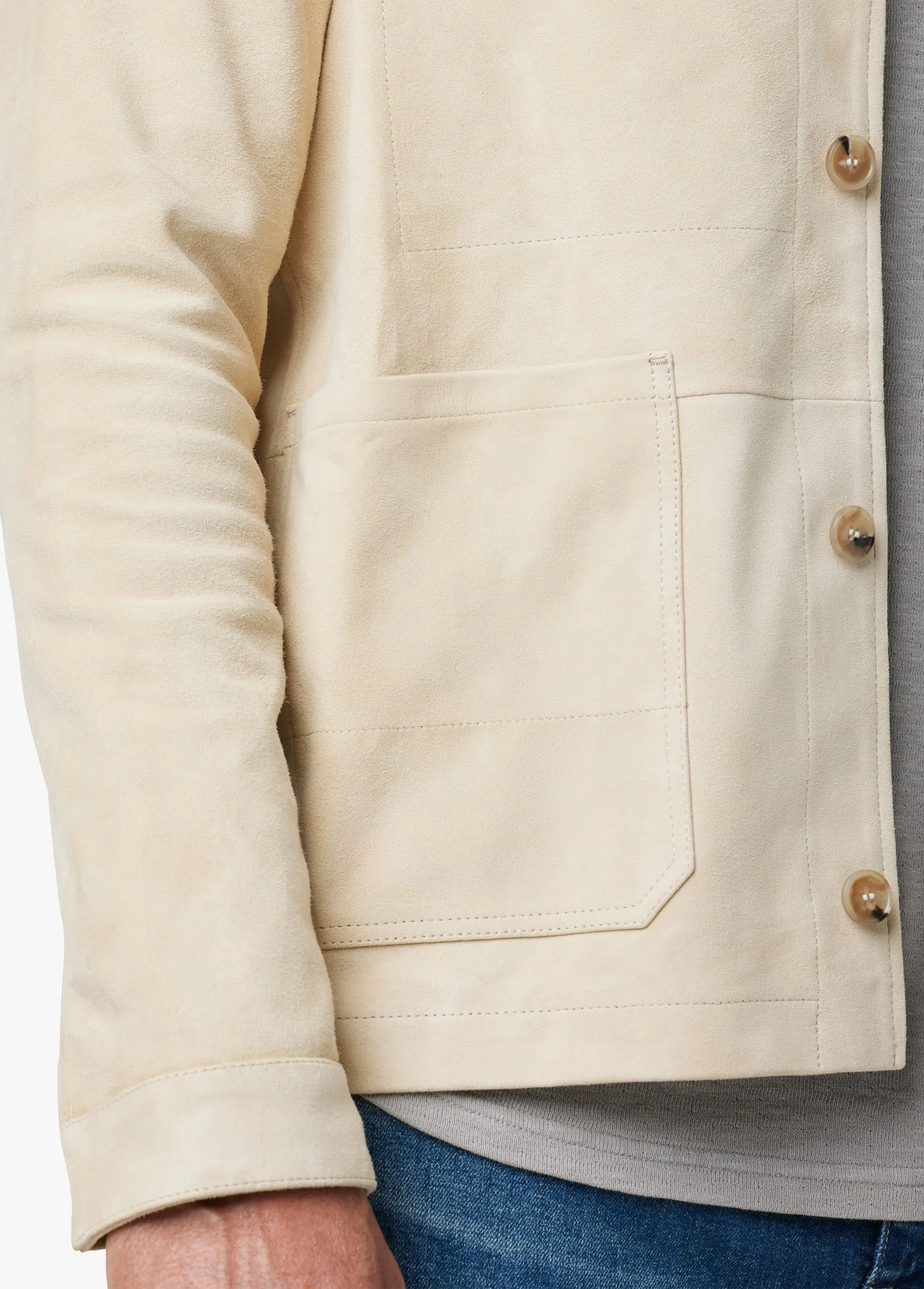 PARKER SUEDE CHORE JACKET