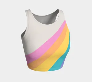 Pastel Rainbow Color Block Top