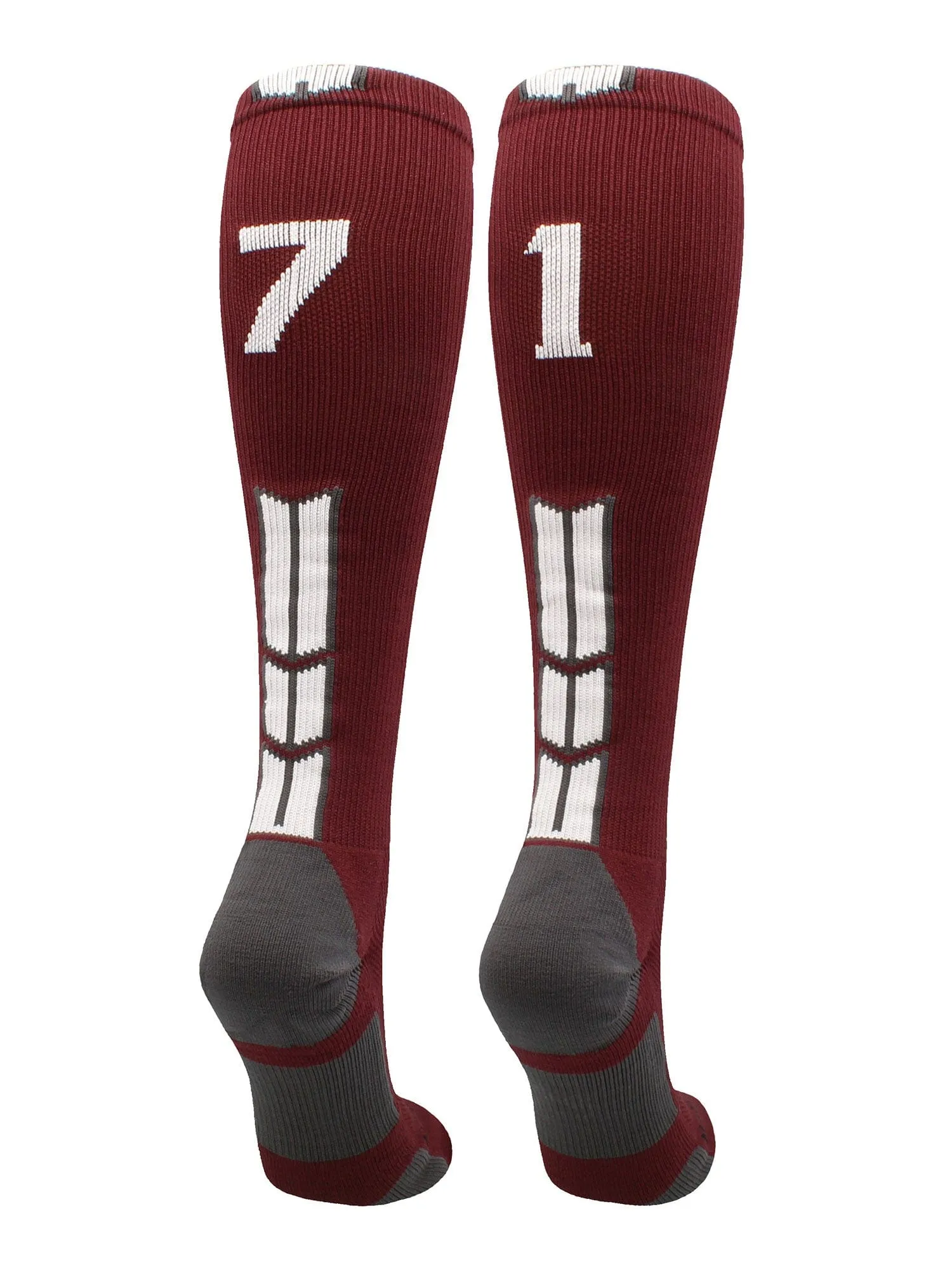 Player Id Jersey Number Socks Over the Calf Length Maroon White