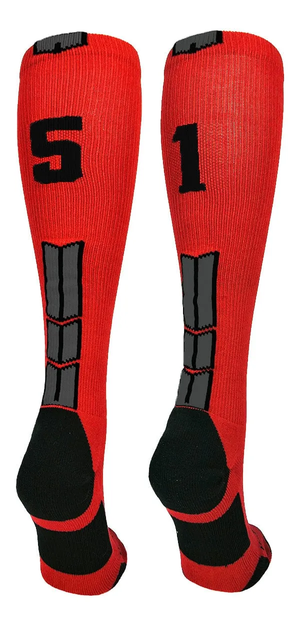 Player Id Jersey Number Socks Over the Calf Length Red Black