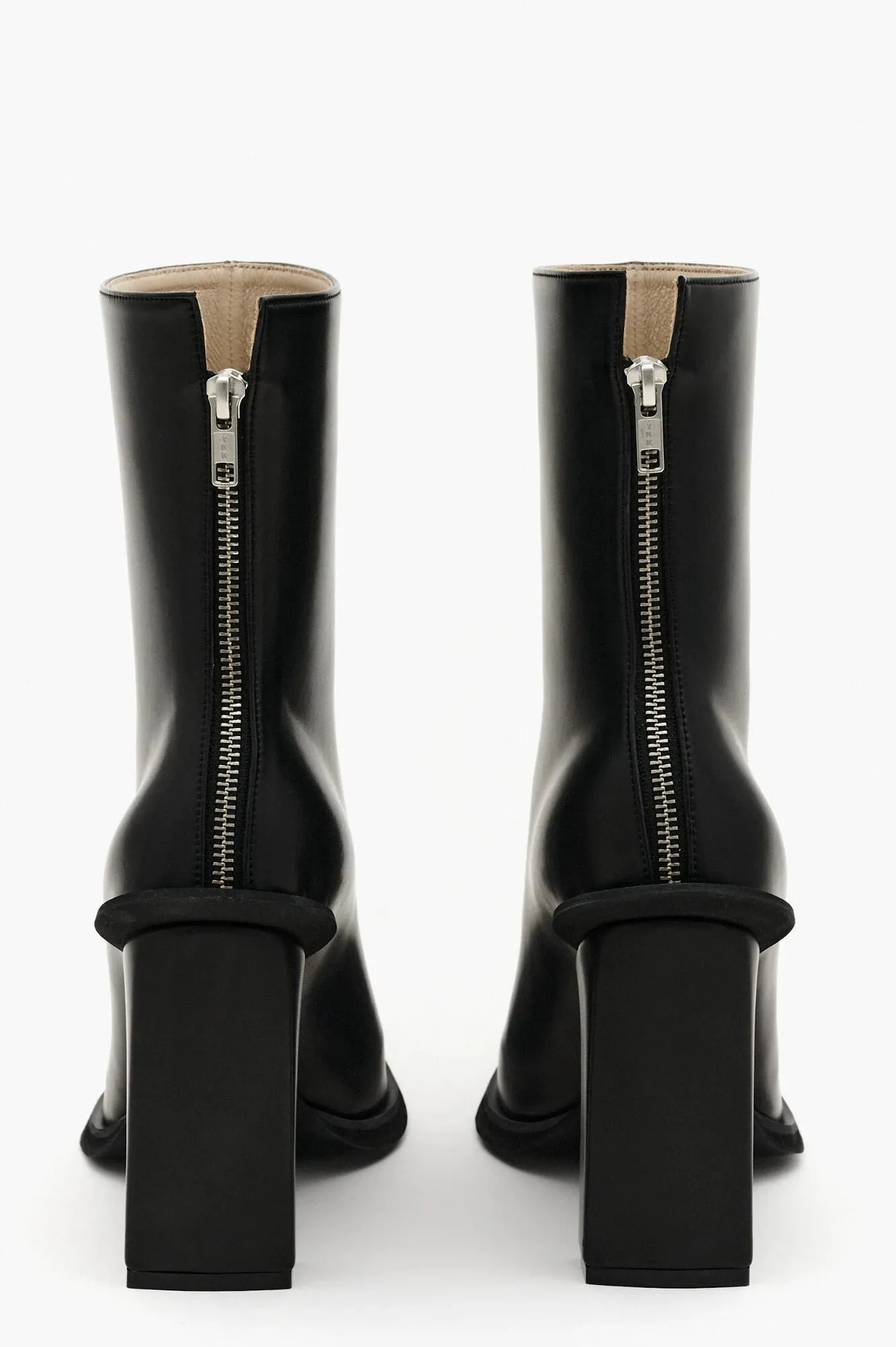 Pointed Toe Black Ankle Boots