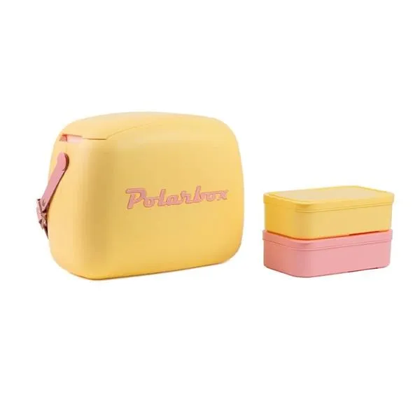 Polarbox CoolerBag & 2 Lunch Box Yell Rosa Baby 6 Liter 10015