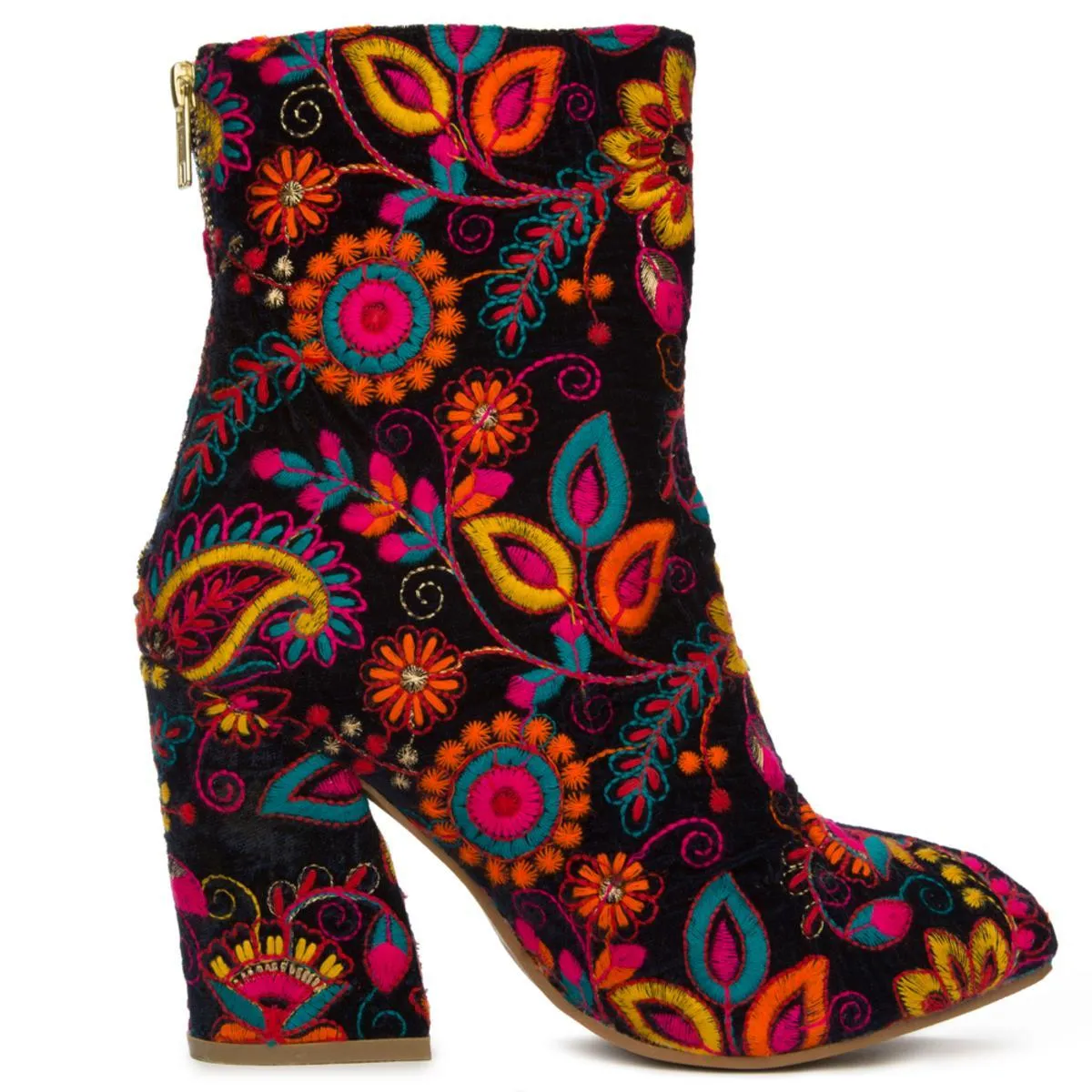 Power Navy Heeled Booties NAVY BLUE