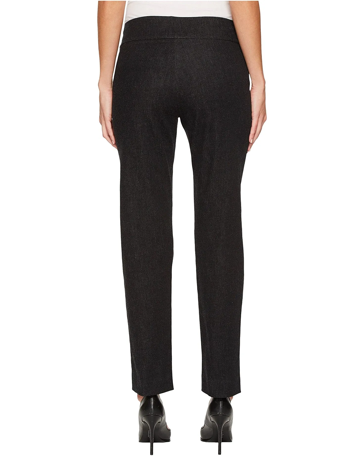 Pull-On Denim Ankle Pant