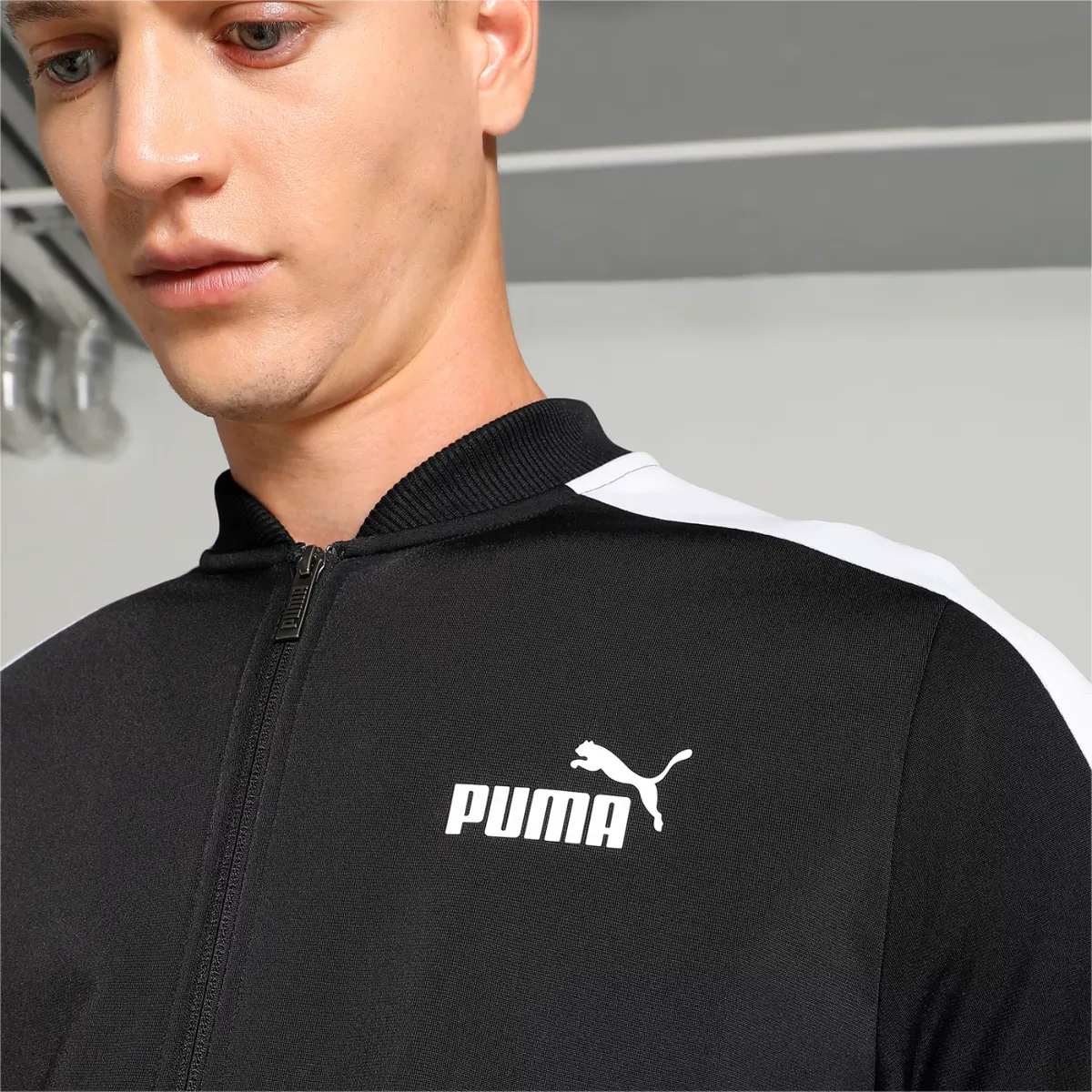 Puma Baseball Tricot Suit 677428-01 - BLKWHT