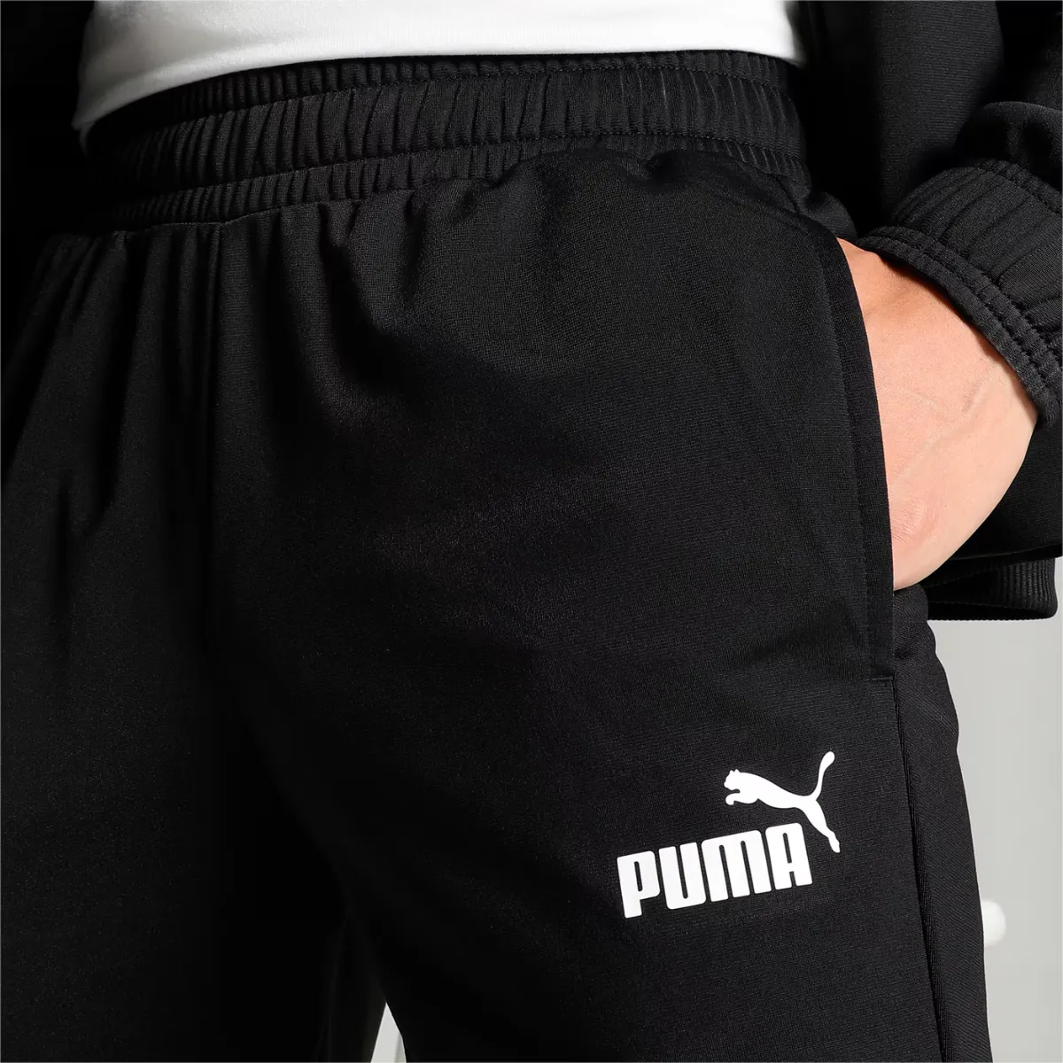 Puma Baseball Tricot Suit 677428-01 - BLKWHT
