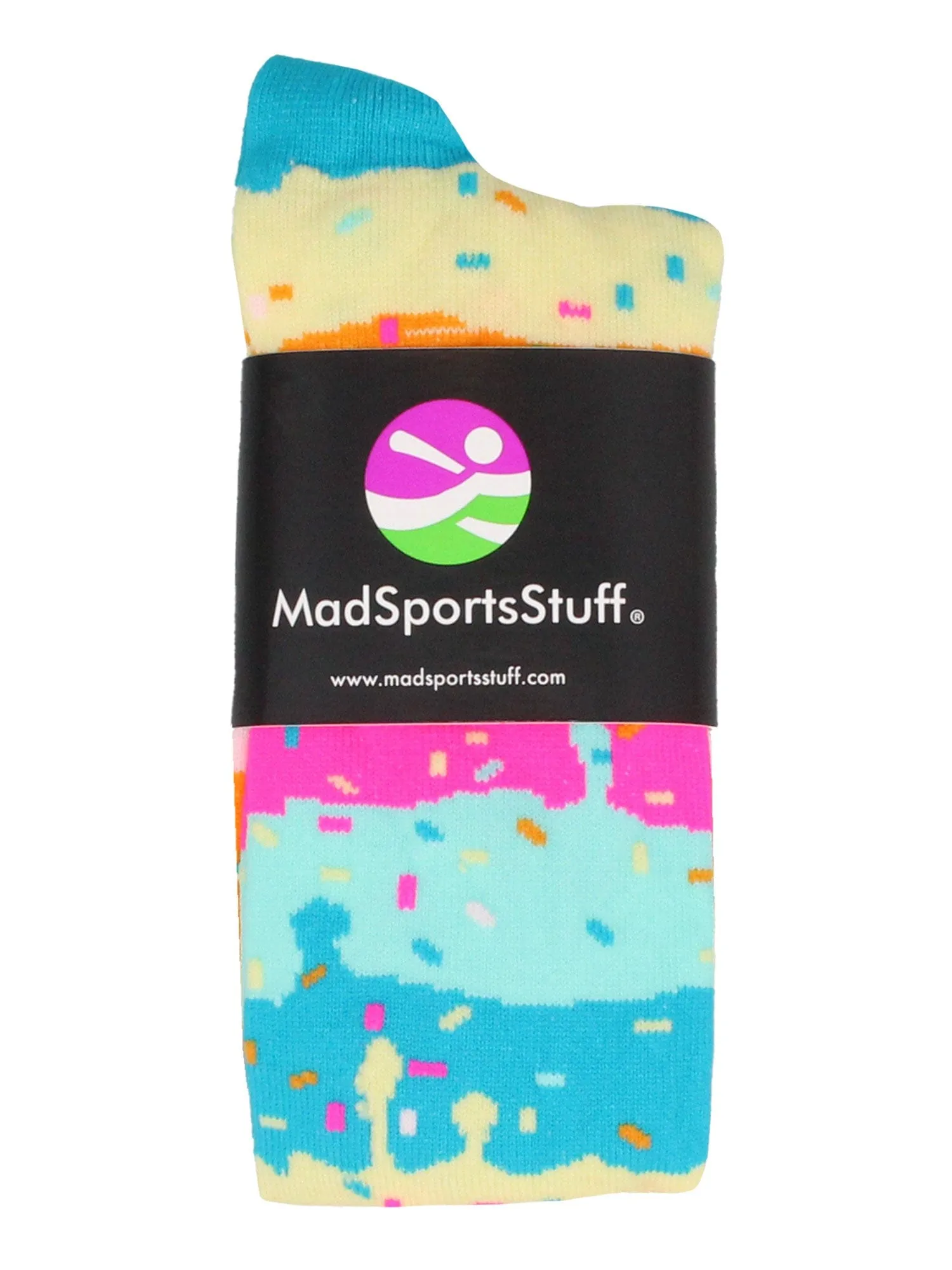 Rainbow Sprinkles Socks Over the Calf Length