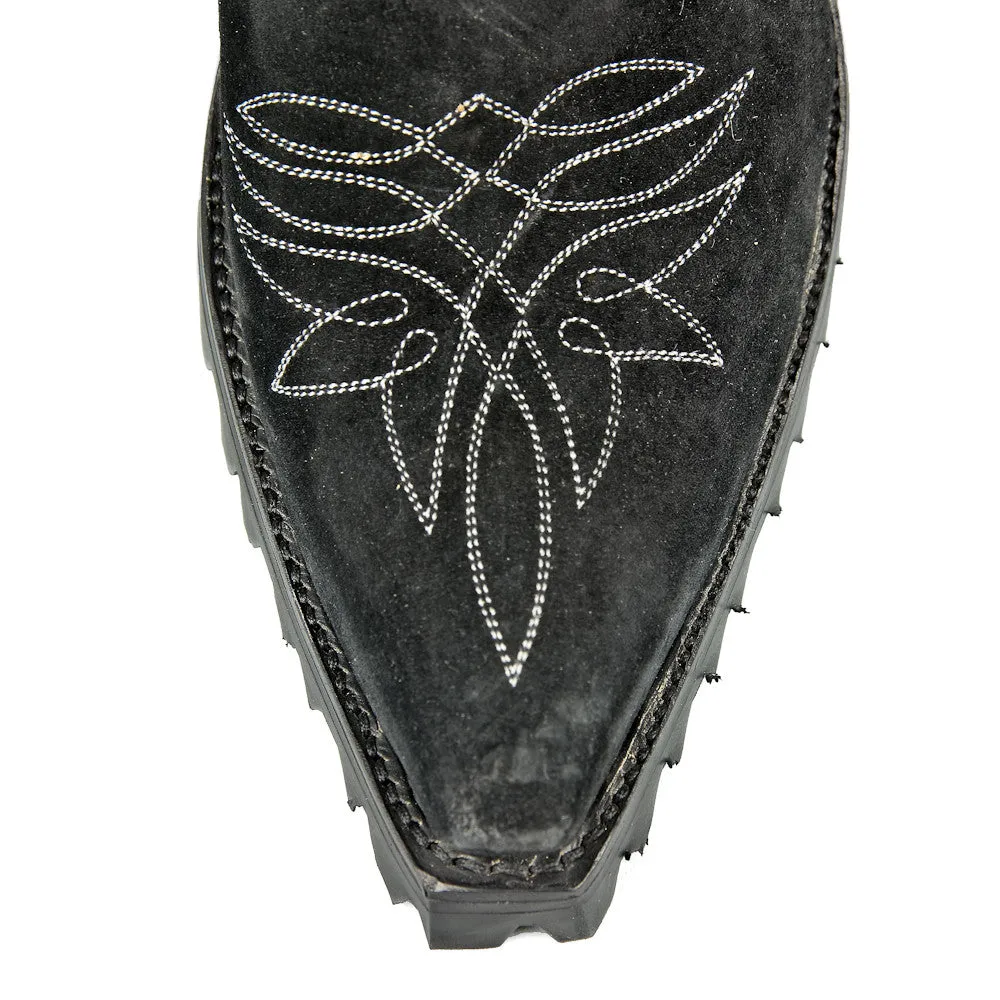 Raindance Ankle Zipper with Vibram and Stitching - Black