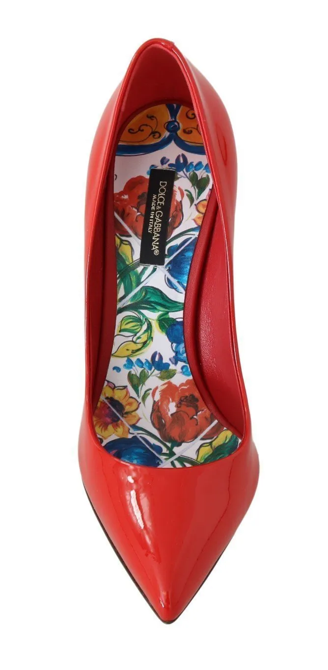 Red Patent Leather Pumps