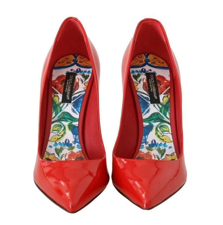 Red Patent Leather Pumps