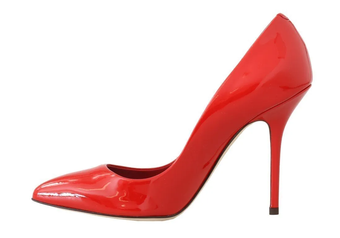 Red Patent Leather Pumps