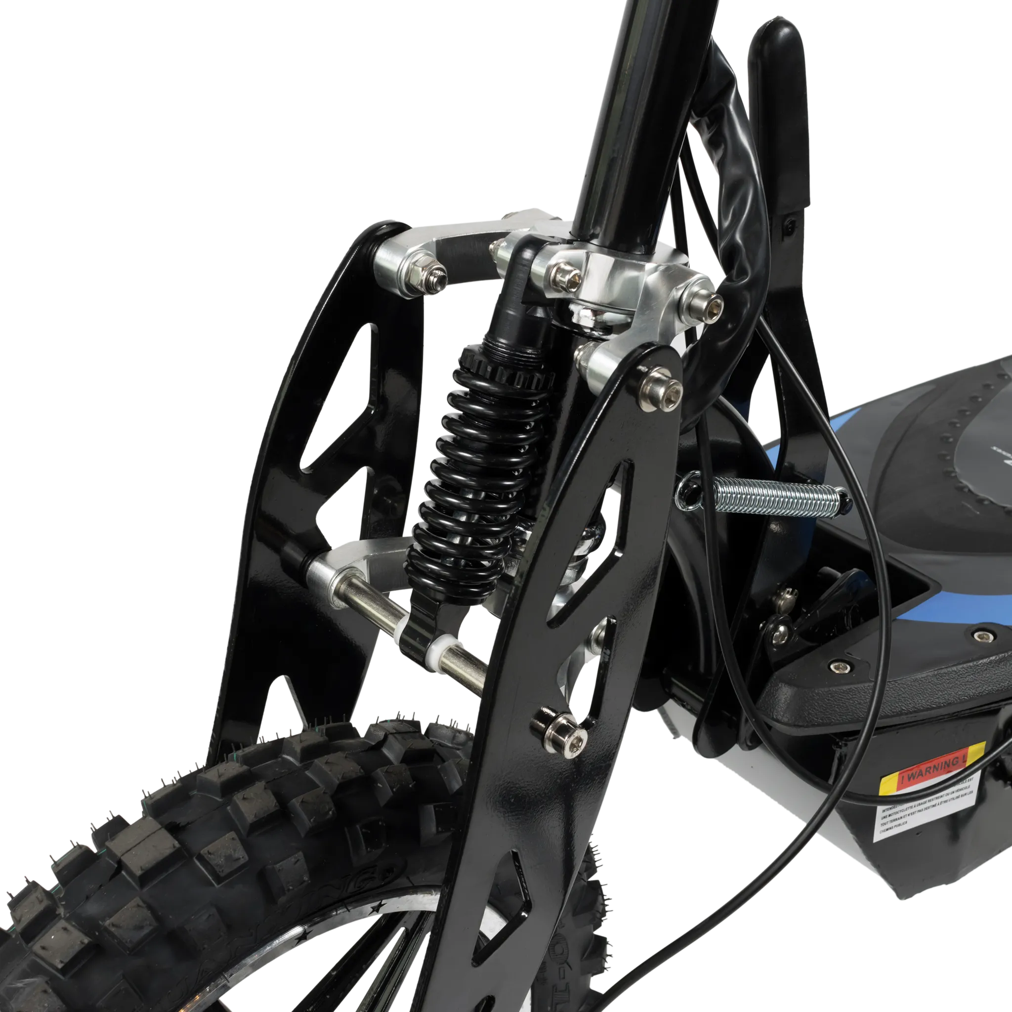 Rosso Cobra Foldable Stand Kick Electric Scooter with Seat Blue