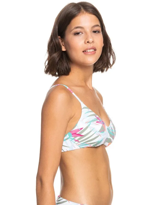 Roxy Womens Beach Classics Athletic Triangle Bikini Top