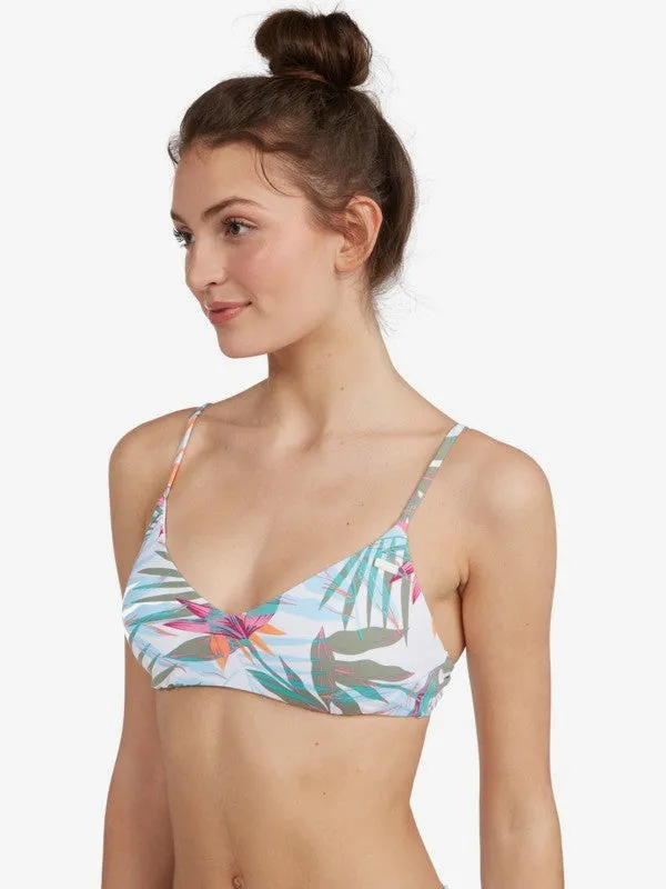 Roxy Womens Beach Classics Athletic Triangle Bikini Top