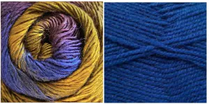ROYAL BLUE   SPLENDOR Embossed Natura Gloves KIT