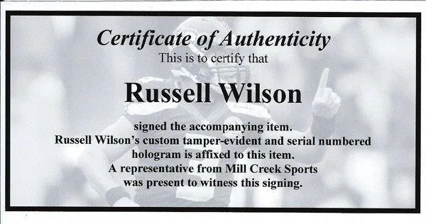 Russell Wilson Autographed Under Armor Cleats Seahawks 12.5 (Bleeding) RW 42151