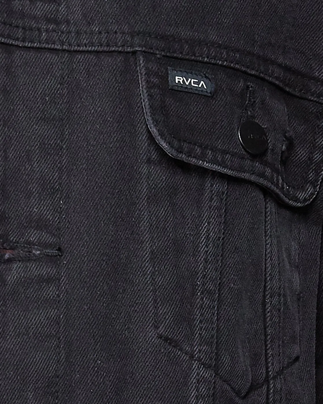 RVCA Distressed Denim Jacket