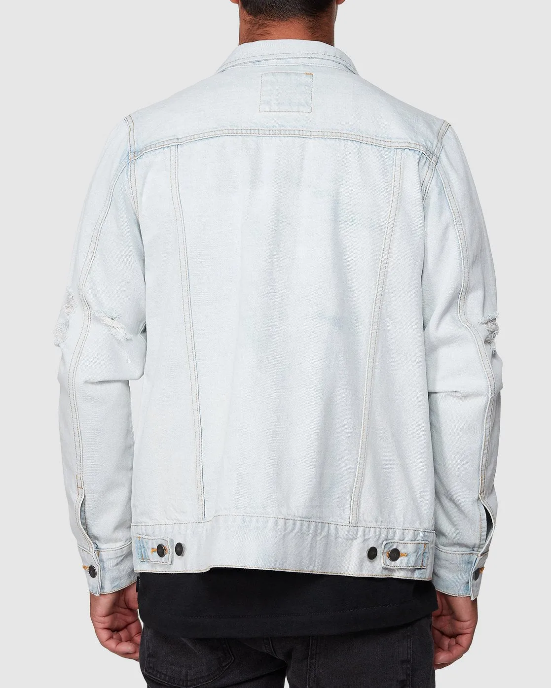 RVCA Distressed Denim Jacket