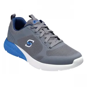 S Sport By Skechers Mens Lace Up Low Top Troy Sneakers 88421362 Gray / Blue 10.5