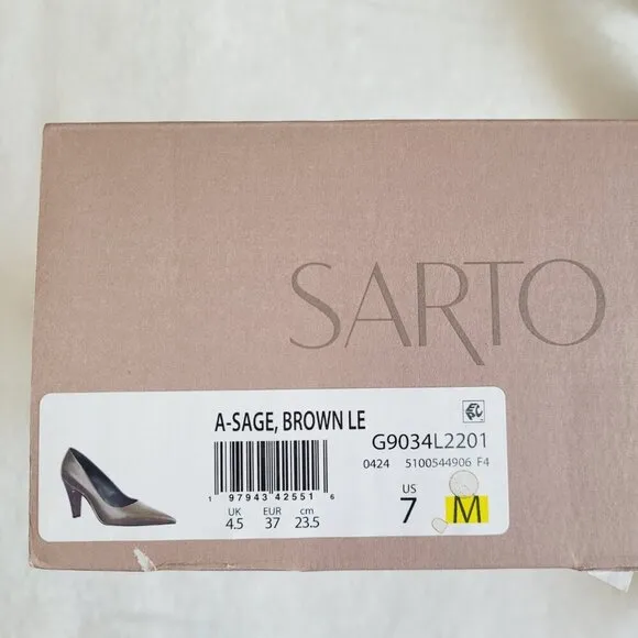 SARTO by Franco Sarto Sage Pointed Toe Pump - Brown
