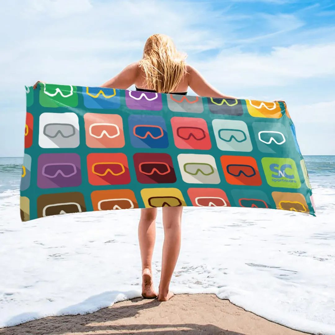 SCUBA DIVE MASK  TOWEL