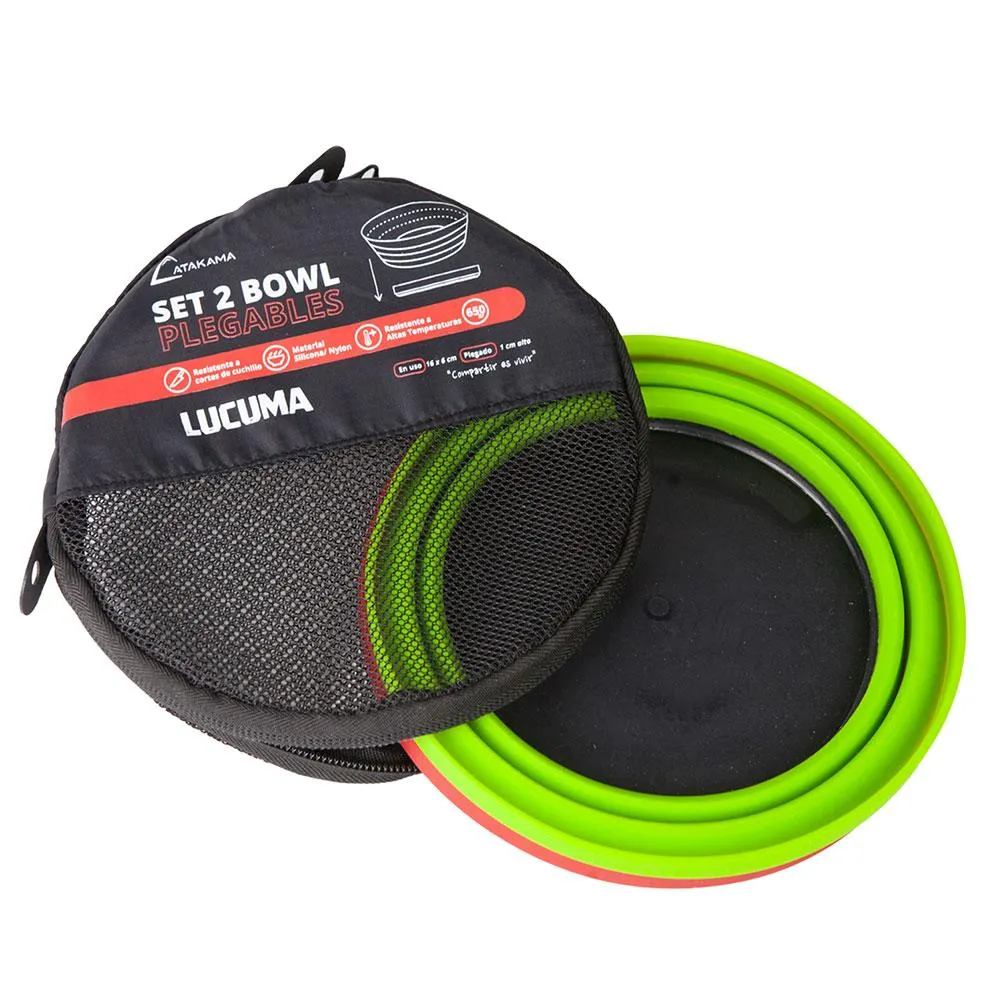 Set 2 Bowl Plegables Lúcuma