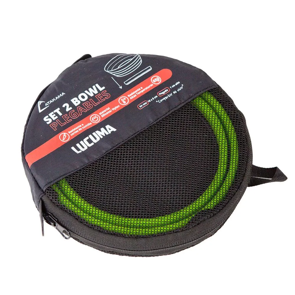 Set 2 Bowl Plegables Lúcuma