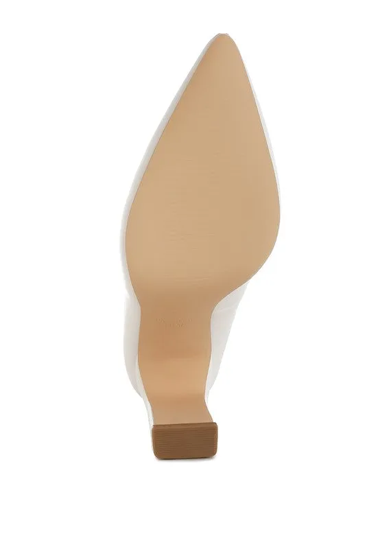 Shacarri Faux Leather Pumps