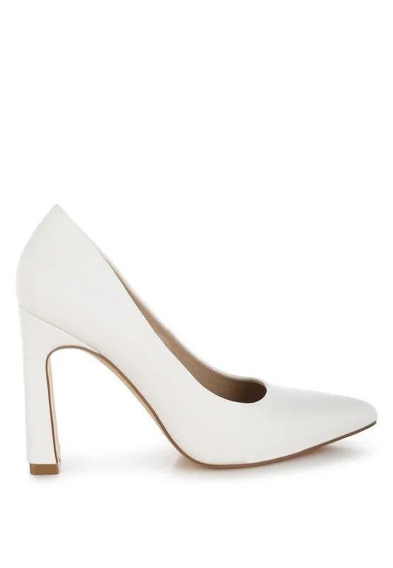 Shacarri Faux Leather Pumps