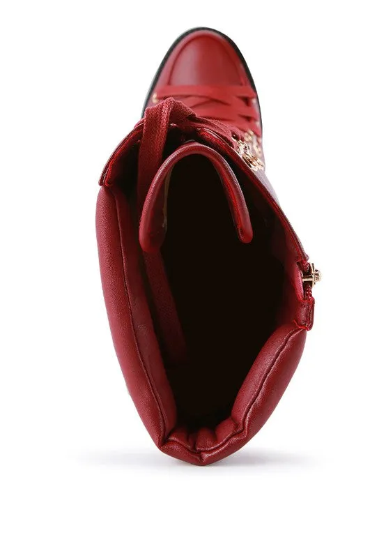 Size US 5 Burgundy Magnolia Boot