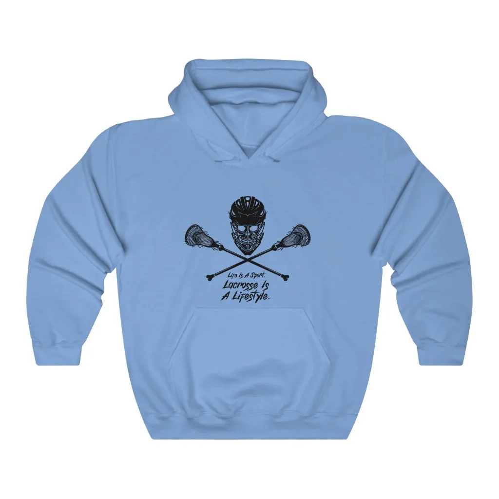 Skull Lacrosse Hoodie