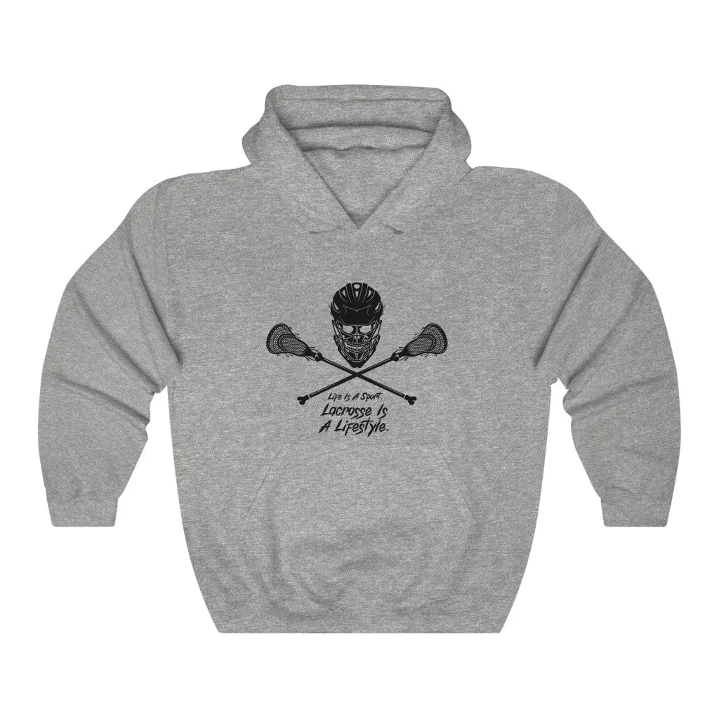 Skull Lacrosse Hoodie