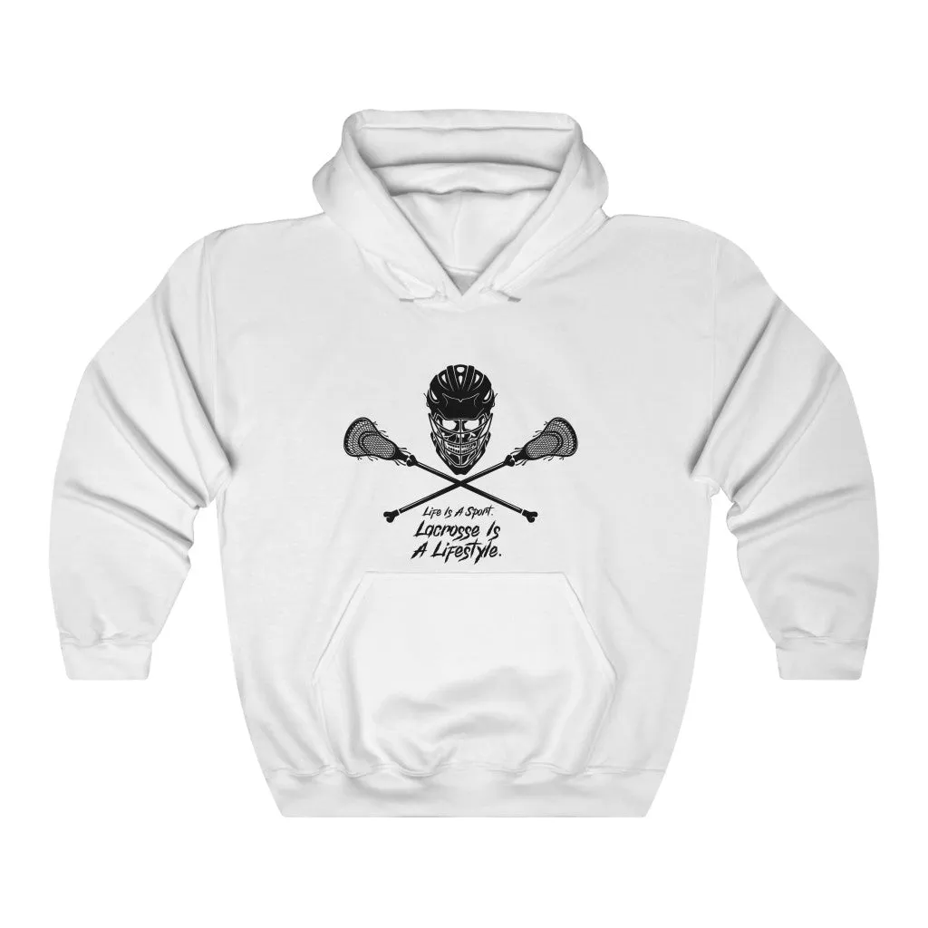 Skull Lacrosse Hoodie