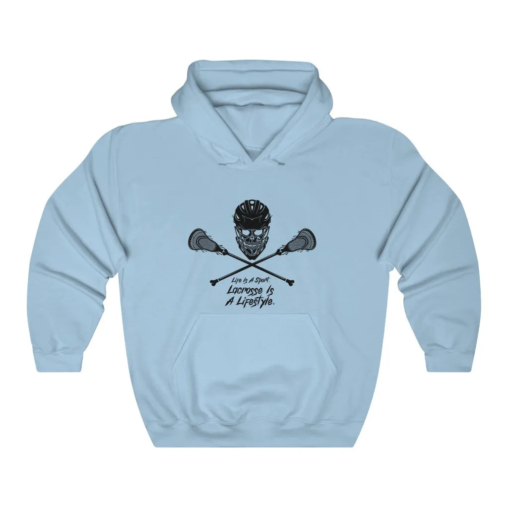 Skull Lacrosse Hoodie