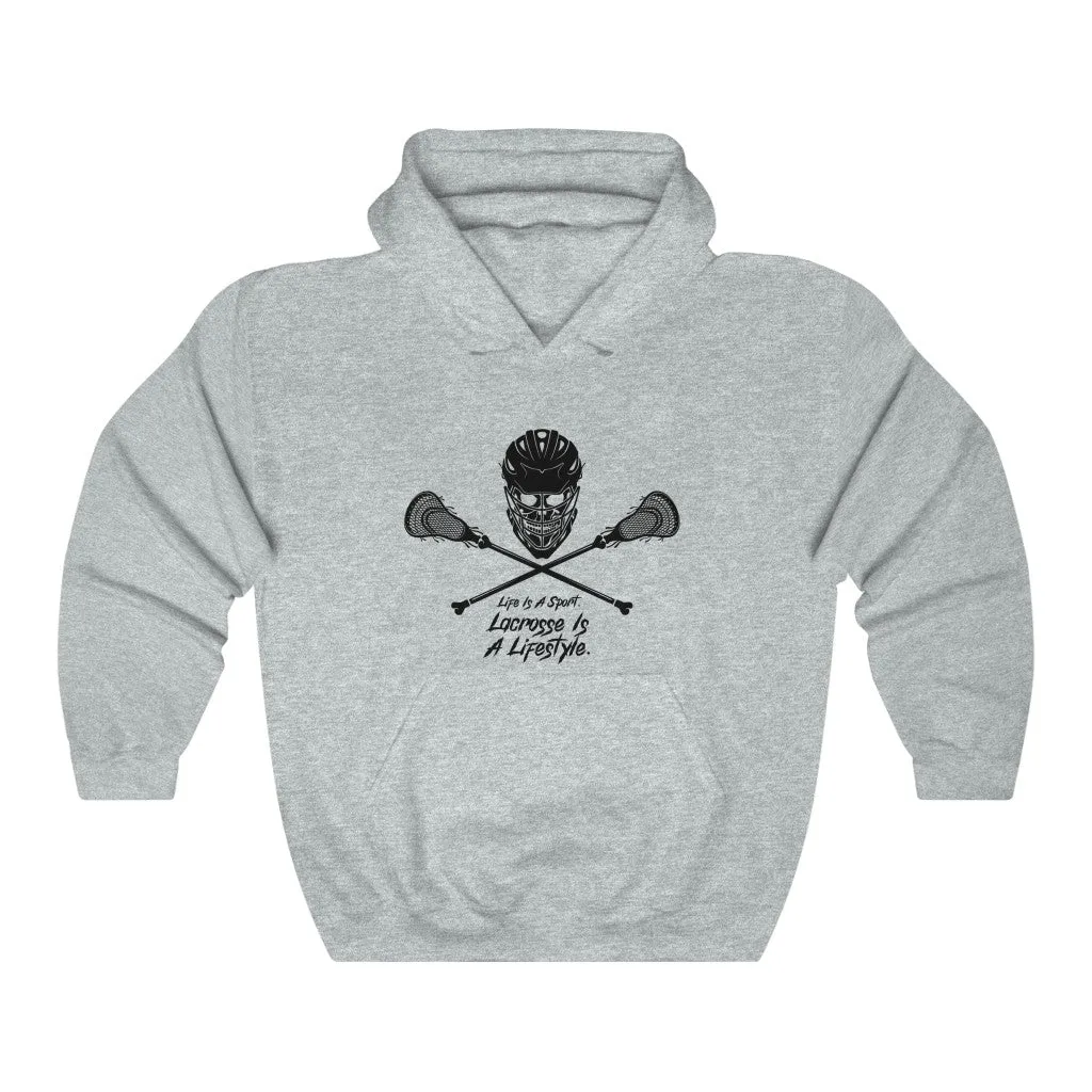 Skull Lacrosse Hoodie