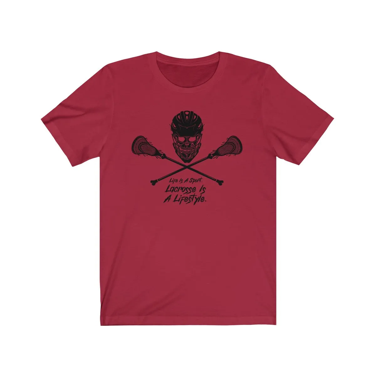 Skull Lacrosse Premium Tee