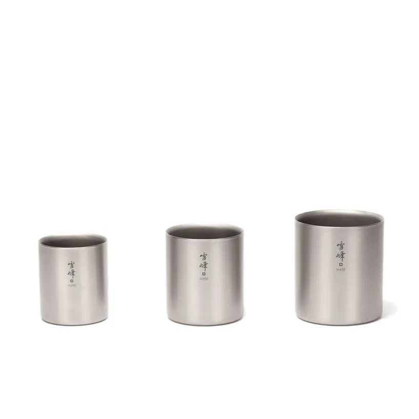 Snow Peak Ti-Double H450 Stacking Mug