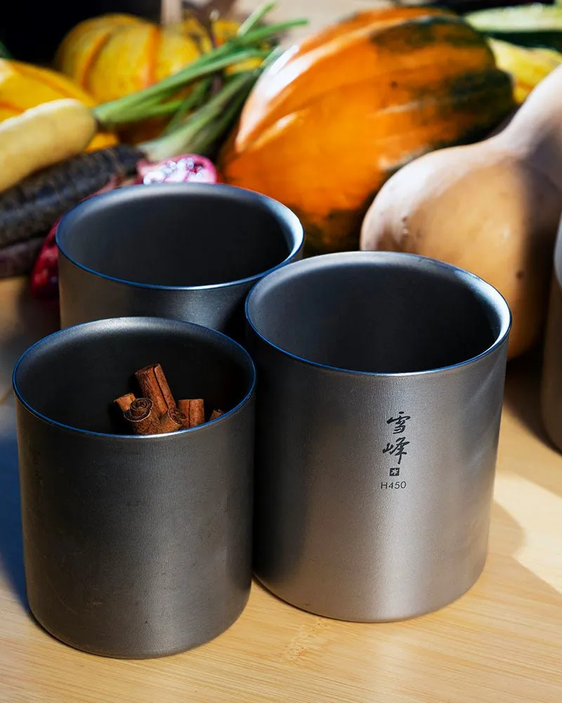 Snow Peak Ti-Double H450 Stacking Mug